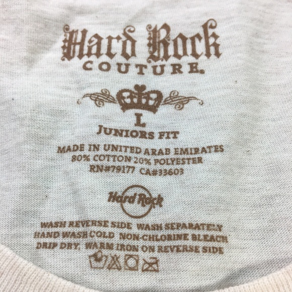 Hard Rock Couture Madrid Cream Love All Serve All - Picture 4 of 7